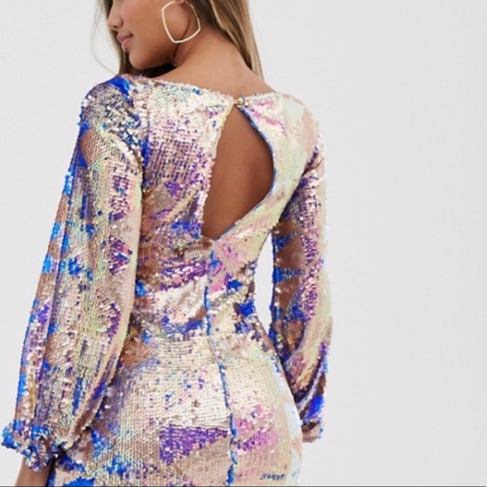 ASOS Club L Sequin Mini Dress NWT